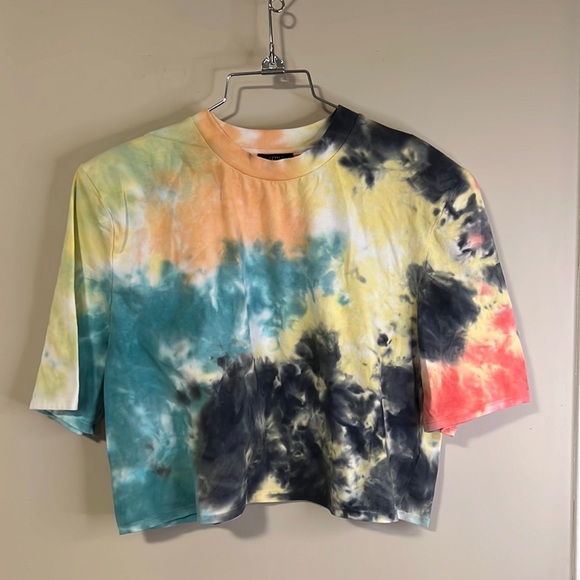 AFRM tie-dye crop tee - Picture 1 of 7